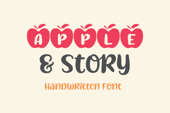 Apple Story: A Fresh, Engaging Script Font