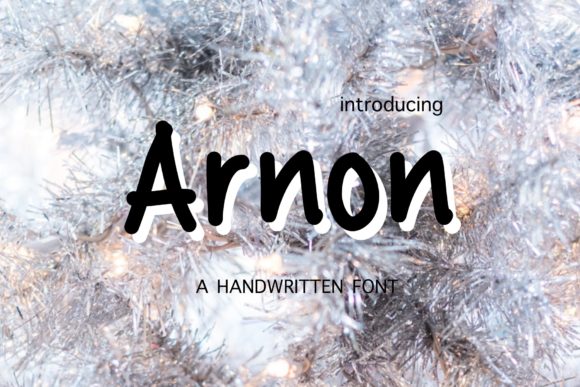 Arnon: A Handwritten Font for Editorial Charm