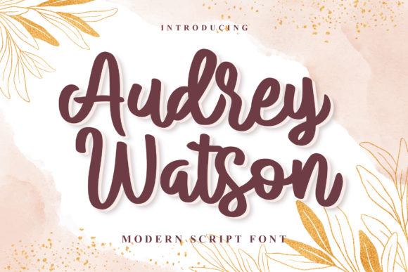 Audrey Watson: A Handwritten Font for Elegant Web Design