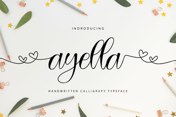 Ayella: The Perfect Handwritten Font for Charming Craft Projects