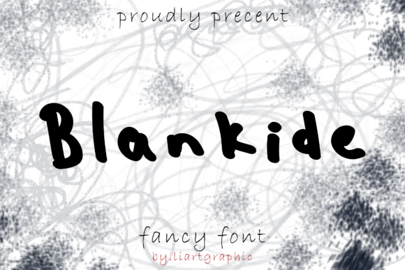Blankide: A Handwritten Font for Engaging Brand Visuals