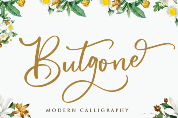 Butgone: A Delicate Font for Elegant Branding