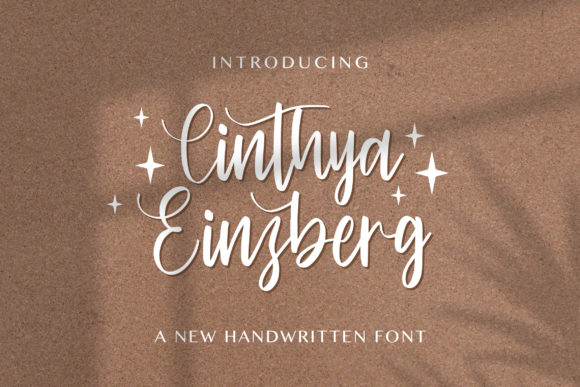 Cinthya Einzberg: A Charming and Elegant Typeface for Web Design