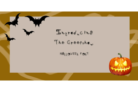 Creep Show: A Unique Display Font for Creative Web Design