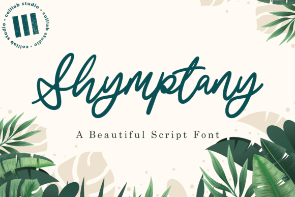 Discover the Charm of Shymptany: A Handwritten Font for Makers