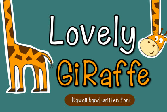 Discovering Lovely Giraffe: A Quirky Font for Creative Branding