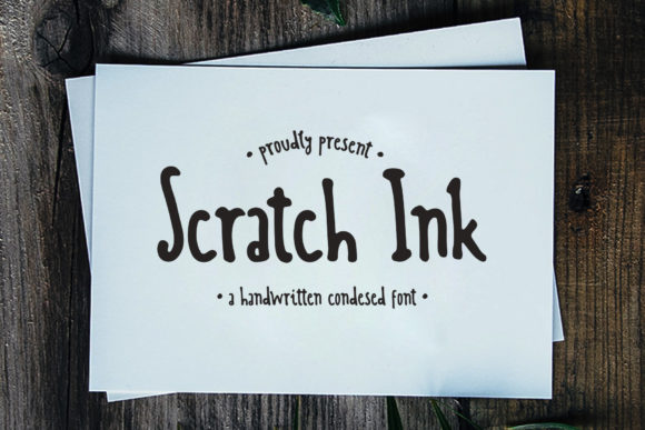 Discovering Scratch Ink: A Handwritten Font for Editorial Charm