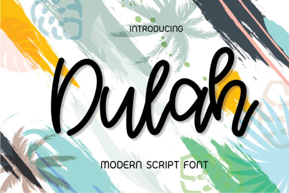 Dulah: A Handwritten Font for Stunning Web Design