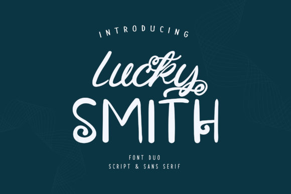Elevate Your Brand with Lucky Smith: A Versatile Duo Font