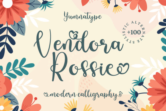 Elevate Your Web Design with Vendora Rossie Font