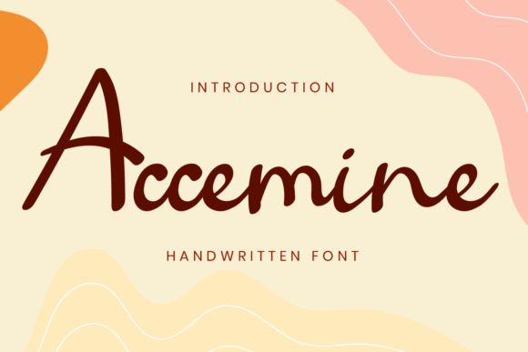 Enhance Your Brand with Accemine: A Handwritten Font