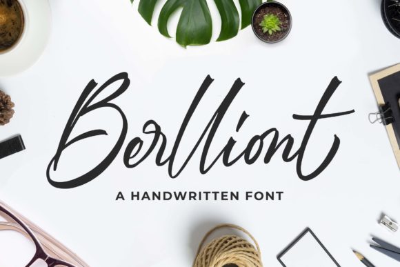 Enhance Your Brand with Berlliont: A Charming Script Font