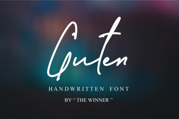 Enhance Your Brand with Guten: A Premium Handwritten Font
