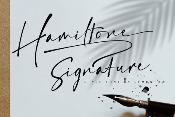 Enhance Your Brand with Hamiltone Signature Font