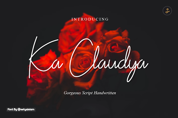 Enhance Your Brand with Ka Claudya: A Charming Script Font