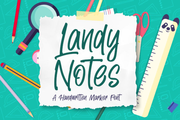 Enhance Your Brand with Landy Notes Font