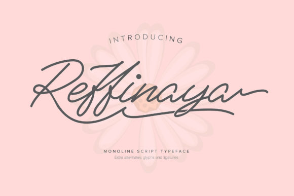 Enhance Your Brand with Reffinaya: A Premium Handwritten Font