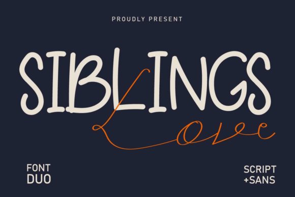 Enhance Your Editorial Designs with Siblings Love Font