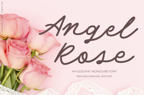 Enhance Your Web Design with Angel Rose Font