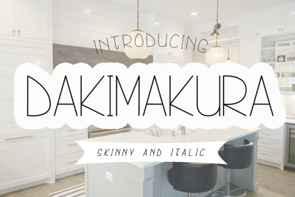 Enhance Your Web Design with Dakimakura Font
