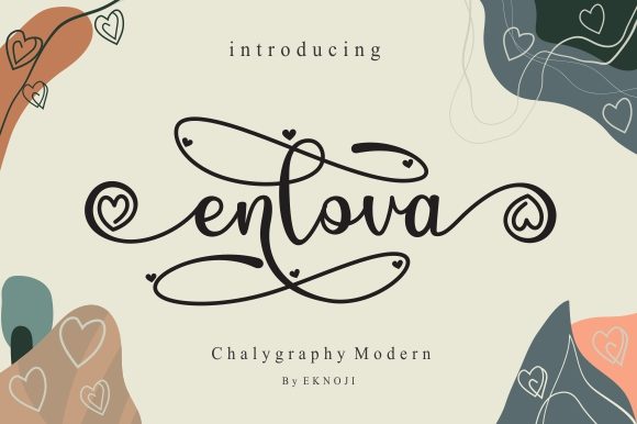 Enlova: The Elegant Handwritten Font for Stunning Visuals