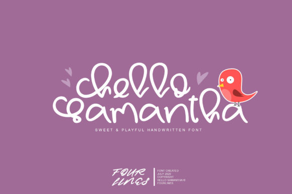 Hello Samantha: A Charming Script Font for Your Next Campaign