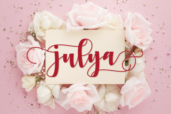 Julya: A Handwritten Font for Elegant Editorial Design