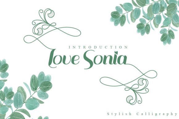 Love Sonia: A Font for Elegant Handmade Creations