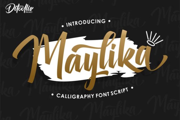 Maylika: A Handwritten Font for Elegant Editorial Design