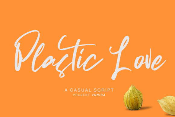 Plastic Love: A Handwritten Font for Creative Makers