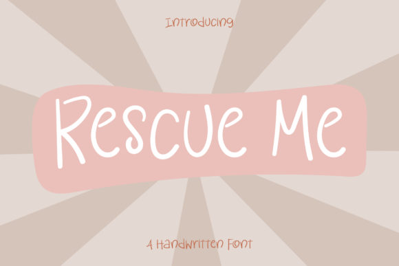 Rescue Me: Elevate Your Brand with a Premium Script Font