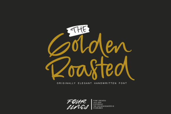 The Golden Roasted: A Versatile Font for Engaging Campaigns