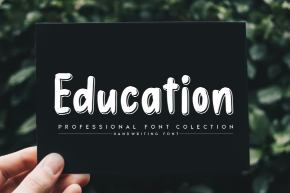 Transform Your Brand with Education: A Friendly Handwritten Font
