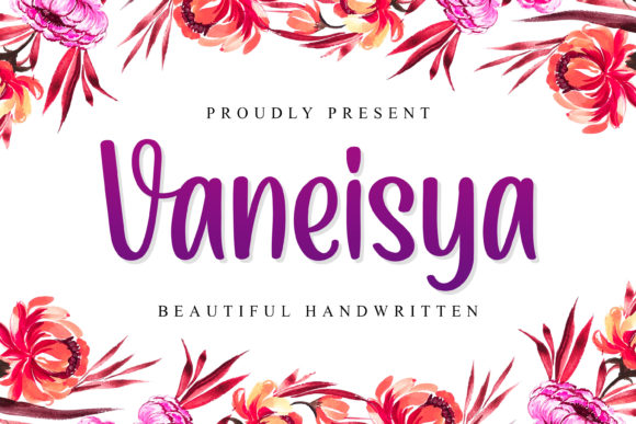 Vaneisya: A Handwritten Font for Elegant Editorial Design