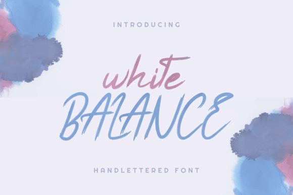 White Balance: A Versatile Handwritten Font for Your Brand